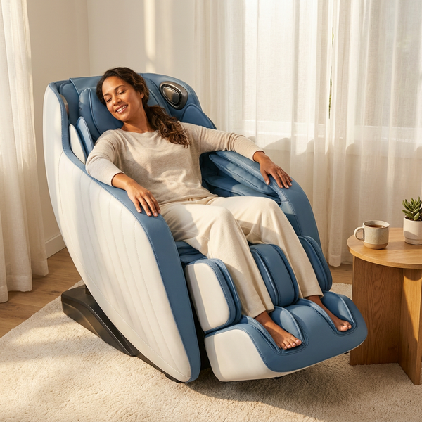 Zero-Gravity Massage Chair with 3D Programs, Built-In Heat, and Bluetooth