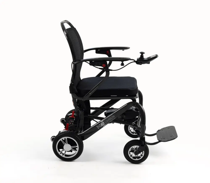 Monarch MM60 carbon lightweight folding electric wheelchair side view