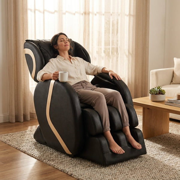 Massage Chair Built for Complete Relaxation, Zero Gravity, Heating, 5 Automatic Programs