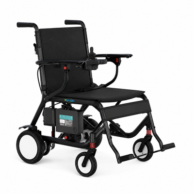 36 lb Carbon Fiber Foldable Electric Wheelchair for Adults