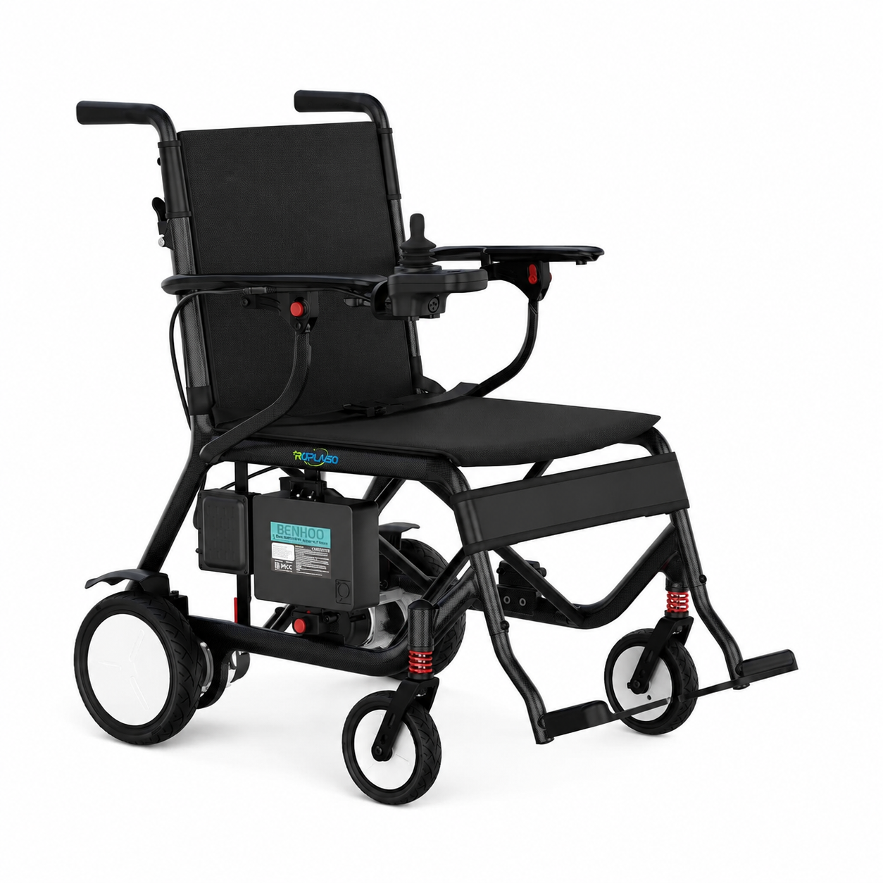 Electric Wheelchair for Adults Carbon Fiber Foldable Motorized Wheelchair Ultra Lightweight 36 Lbs